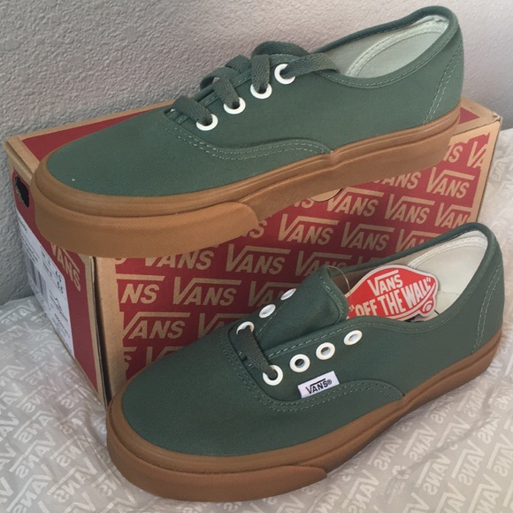 vans authentic green gum